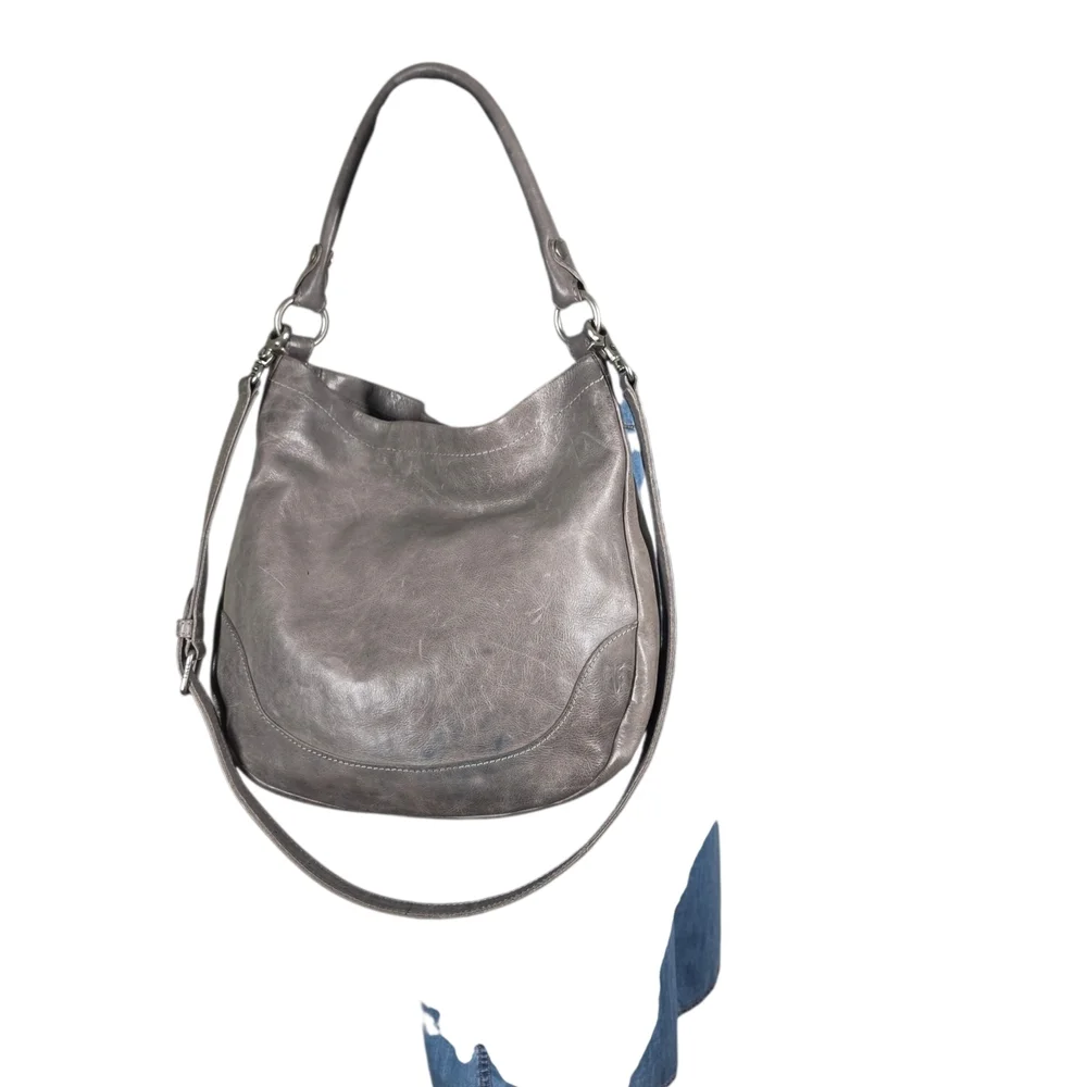 FRYE MELISSA LEATHER HOBO BAG